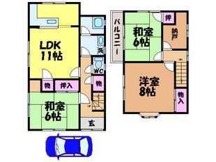 三町　三宅川戸建・の物件間取画像